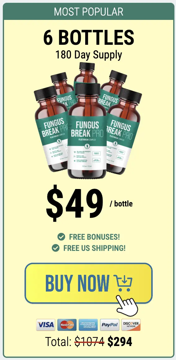 Fungus Break Pro 6 bottles